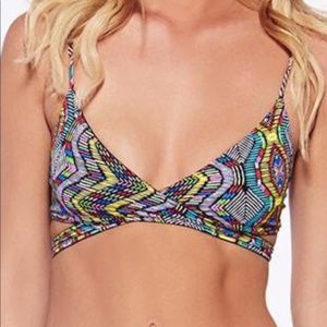 L*Space Ixtapa Chloe reversible Wrap bikini Top